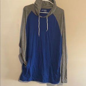 Old navy light weight hoodie blue and grey